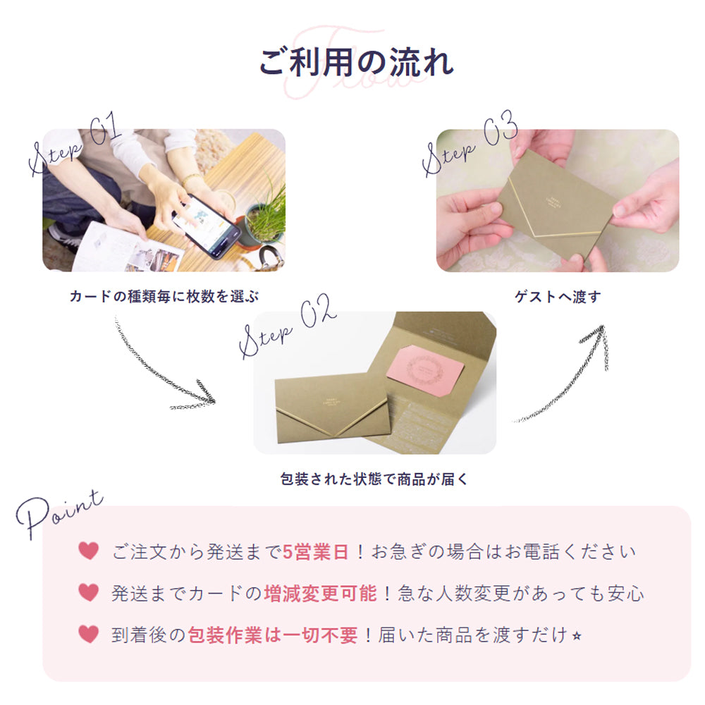 【27%OFF|3品でも1品でも選べる】Favori限定引き出物カード(ブルー)5,800円コース(税込み6,380円コース)