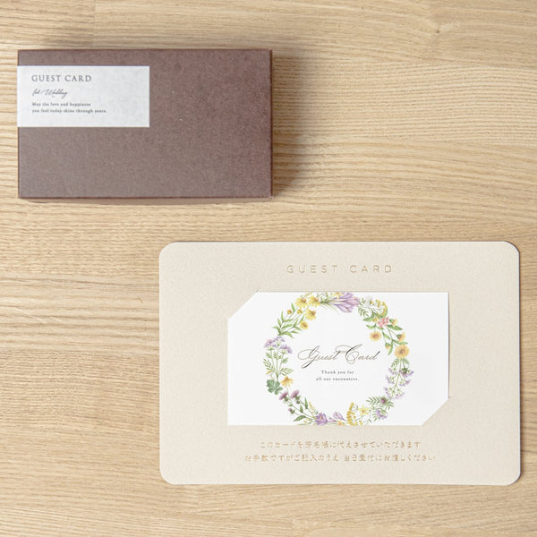 【ゲストカード】CHAPLET(チャプレット)│30枚セット