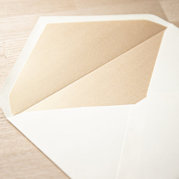 飾り紙 シャンパンゴールド(洋1封筒用)| 10枚