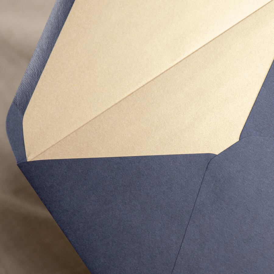 飾り紙 シャンパンゴールド(洋1封筒用)| 10枚