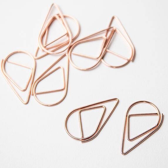 ファヴォリ特製ローズゴールドクリップ|10個