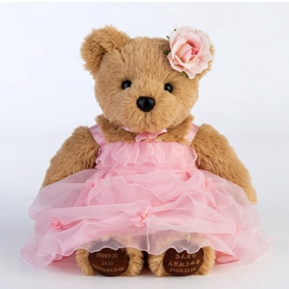 【ウェイトドール】Wedding Bear(カラードレス｜ヘッドドレス｜チョーカー)